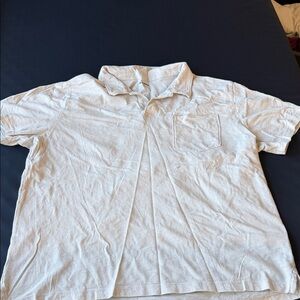 Old Navy Men's White Polo Shirt